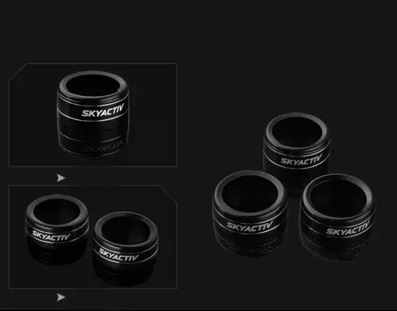 Автомобильная наклейка для Mazda 3 CX-5 2015, 3 шт., алюминиевое украшение, кондиционер, круг, интерьер автомобиля