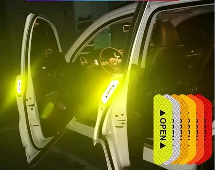 Автомобильная наклейка для ночной безопасности для Chevrolet Cruze TRAX Aveo Sonic Lova Sail Equinox Captiva Volt Camaro Cobalt Spark