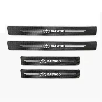 Автомобильная наклейка из углеродного волокна, Декоративная полоса для значков Daewoo, Winstom, эсперио, Nexia, Matiz, Lanos, Nubira, Lacetti, аксессуары для автомобиля