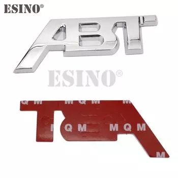 Автомобильная наклейка, клейкий значок, металлическая наклейка из цинкового сплава, фотоэлемент корпуса Для ABT Sports