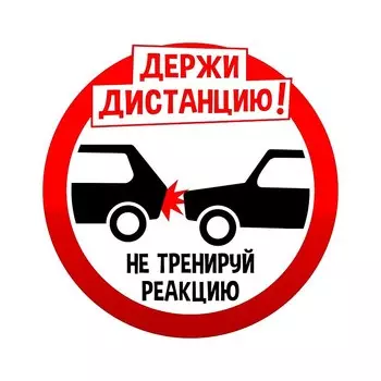 Автомобильная Наклейка на бампер, заднее стекло V1199 #