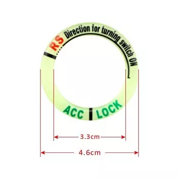 Автомобильная наклейка на кольцо для ключей, чехол для Chevrolet Cruze Aveo Lacetti Captiva Orlando Epica Sail Sonic для Opel