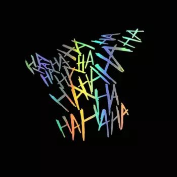 Автомобильная наклейка на мотоцикл HAHAHA Джокер, наклейки на мотоциклетный шлем, автомобильные светоотражающие мото авто, забавная наклейка на шлем, виниловый декор