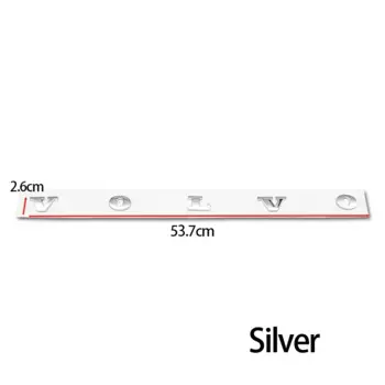 Автомобильная наклейка с 3D буквами ABS VOLVO, наклейка с логотипом багажника для Volvo XC60 XC90 S60 S80 S60L V40 V60 T5 T6 AWD, аксессуары для стайлинга автомобилей