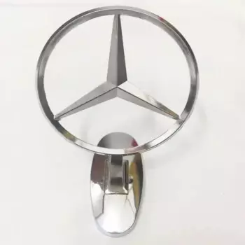 Автомобильная наклейка с эмблемой на плоском капоте, передний значок, логотип, декор, аксессуары для Mercedes Benz AMG W210 W211 W212 W221 W222 A C E G S R Class