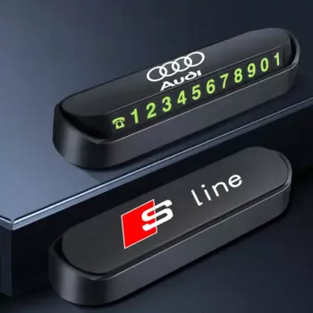 Автомобильная наклейка с номерной картой для Audi Sline A4 TT A6 A3 A8 Q3 Q5 Q7 Q8, автомобильные аксессуары