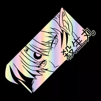 Автомобильная наклейка Slap стиль JDM аксессуары для внешнего декора автомобиля голографическая Водонепроницаемая Виниловая наклейка для бампера окна аниме Автомобильная наклейка