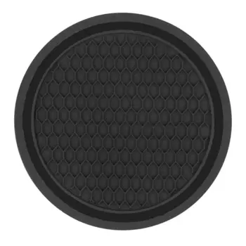 Автомобильная Нескользящая Подставка под стакан для воды, бриллиантовая фотография, интерьер автомобиля, подставка под стакан, Противоскользящий резиновый коврик, автомобильные аксессуары