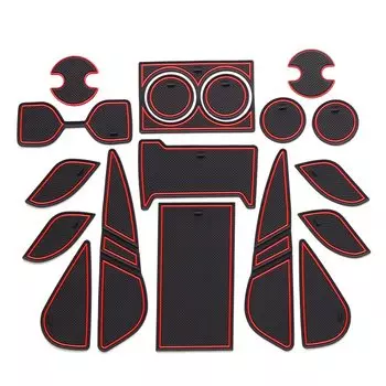 Автомобильная Нескользящая прокладка слота двери для Toyota Harrier 80 силиконовые водонепроницаемые противоскользящие подставки грязеотталкивающие аксессуары для интерьера