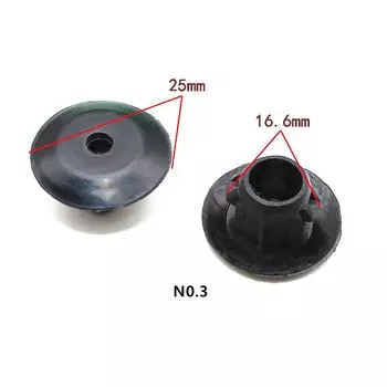 Автомобильная Нижняя боковая напольная круглая Заглушка с отверстием для Toyota Corolla LEVIN Prado Land Cruiser Пластиковые Крепежные Зажимы