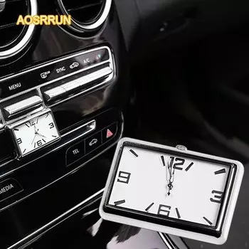 Автомобильная панель, кварцевые часы, аксессуары, отделка для Mercedes Benz C B класса A GLC GLK GLE 2013 2012 2013 2015 2016 2018 2019 2020