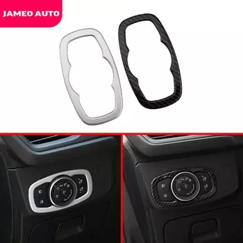 Автомобильная панель ручка переключатель фар, декоративная крышка с блестками, наклейка, подходит для Ford Focus 4 MK4 2019 2020, аксессуары