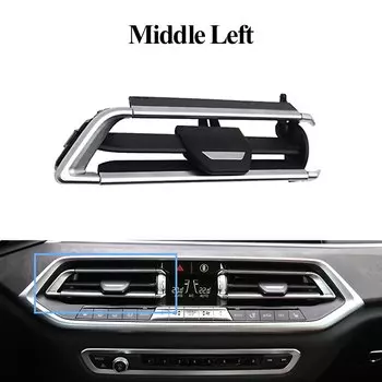 Автомобильная передняя левая и правая средняя вентиляционная решетка переменного тока, слайдер, зажим для кондиционера, ремонтный комплект для BMW X5 G05 X6 G06 X7 G07 64119458543