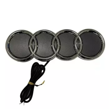 Автомобильная передняя решетка AUDI, логотип светильник, значок, наклейка, светящиеся декоративные элементы для AUDI Q7, A8L, Q8, S4, S5, S6, S7, R8, RS6, Q2L, TT, A3, A5