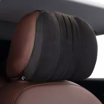 Автомобильная подушка для шеи Forbell из пены с эффектом памяти, Автомобильный подголовник, замшевая Автомобильная подушка для шеи для вождения, автомобильные аксессуары