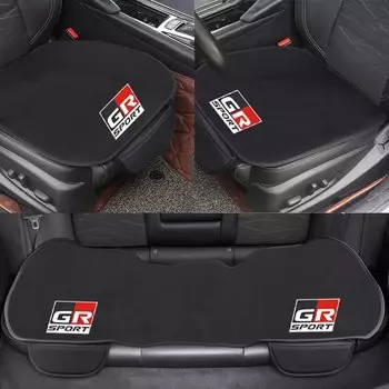Автомобильная подушка на сиденье нескользящий Чехол Бархатный плюшевый для Toyota GR Sport Gazoo Racing C-Hr Rav4 Mirai Avensis Prado автомобильные аксессуары