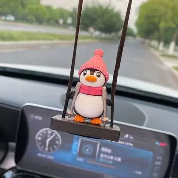 Автомобильная подвеска сани джентльмен Пингвин висячие украшения авто зеркало заднего вида украшение интерьер автомобиля аксессуары кукла-животное
