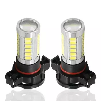 Автомобильная противотуманная фара PSX24W PS24W светодиодный H16 5202 5201 Автомобильная противотуманная фара с чипом 5670 33 SMD 600LM 3000K белый 6000K