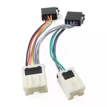 Автомобильная проводка ISO стерео радио штекер свинцовый ткацкий адаптер для Nissan X-Trail T30 350Z Skyline V35 патруль Navara Maxima