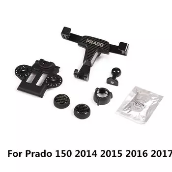 Автомобильная Пряжка мобильный телефон держатель для Toyota Land Cruiser Prado 150, FJ150, 2014, 2015, 2016, 2017, 2018, 2019, аксессуары