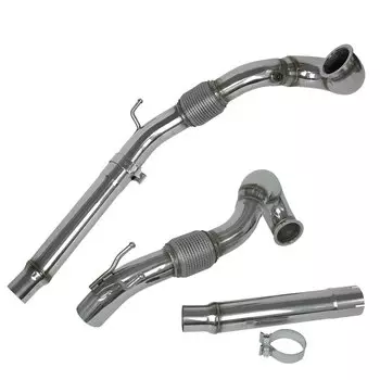 Автомобильная пуховая труба для Volkswagen MK7 MK8 GTI A3 1.8T 2.0T Audi A3 Seat Leon из нержавеющей стали EA888 Gen3 Engine Golf 7 Downpipe