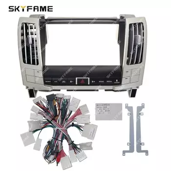 Автомобильная рамка, адаптер для фасции, Canbus Box, Android, комплект панели для приборной панели для Lexus RX RX300 RX330 RX350 RX400 Toyota Harrier