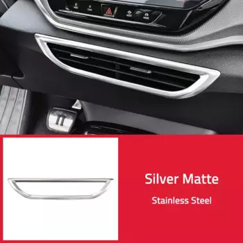 Автомобильная рамка вентиляционного отверстия для VW ID.4 ID4 ID.5 X Pro crozz 2021 2022 2023 2024 2025 Выпускное отверстие среднего состояния Кольцо безеля Автомобильные наклейки