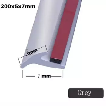 Автомобильная резиновая уплотнительная лента для переднего и заднего бампера и губной фары, боковая юбка, крыло, Т-образная уплотнительная лента, защищенная от атмосферных воздействий отделка краев