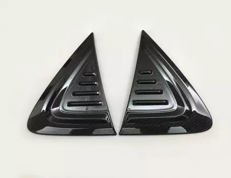 Автомобильная ручка ABS Хромированная передняя машина боковое крыло вентиляционные отверстия выход воздуха лампа отделка Литье вытяжки для TOYOTA C-HR CHR 2017 2018 2019