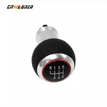 Автомобильная ручка переключения передач для A4 8K A5 8T Type 2007-2015 Q5 08-15 S Line из натуральной кожи CNWAGNER