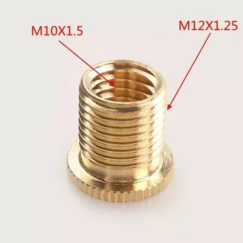 Автомобильная ручка переключения передач из алюминиевого сплава, ручка переключения передач, винт с резьбой, адаптер для ручки переключения передач M12x1,25