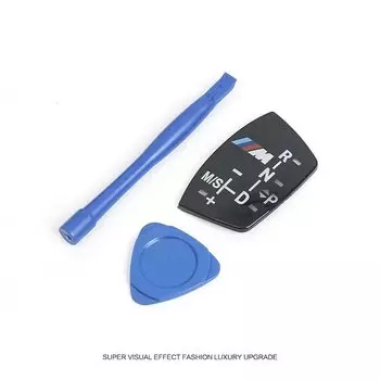 Автомобильная ручка переключения передач, наклейка на кнопку переключения передач для BMW 1 3 5 7 серии X1 X3 X5 X6 M3 M5 F01 F10 F30 F35 F15 F16 F18 F34 F36 E71