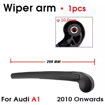 Автомобильная щетка стеклоочистителя для Audi A1 2010 новее задний лобовое стекло задний стеклоочиститель 355 мм + рычаг 295 мм автомобильные аксессуары