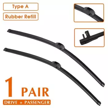 Автомобильная щетка стеклоочистителя для Volkswagen Touareg 2007-2016, резиновая силиконовая заправка для лобового стекла, стеклоочиститель 26 "+ 26" с левым рулем и правым рулем, аксессуары