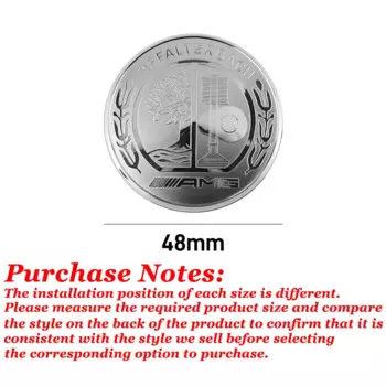 Автомобильная сенсорная кнопка пуска декоративная наклейка для рулевого управления аксессуары для интерьера автомобиля для Mercedes Benz AFFALTERBACH AMG значок