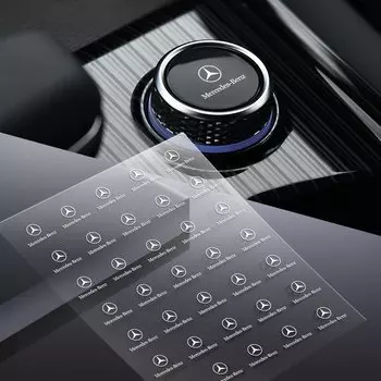Автомобильная случайная наклейка на руль, внутренняя наклейка для Mercedes Benz Cadillac Land Rover Toyota Hyundai BMW Nissan