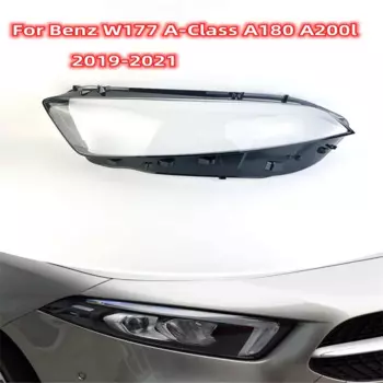 Автомобильная стеклянная крышка для передней фары автомобильные крышки для объектива оболочка для передней фары освещение для Mercedes-Benz W177 A-Class A180 A200L 2019-2021