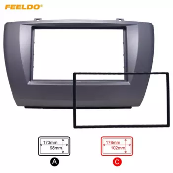 Автомобильная стереопанель FEELDO 2Din для приборной панели CD панель аудио Радио панель для GAC Trumpchi 2011 установочный комплект отделки # FD3721