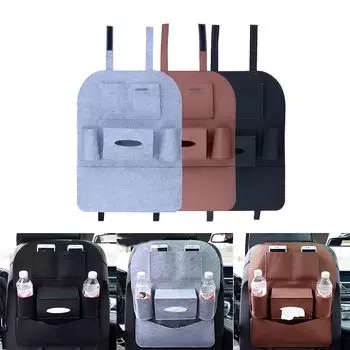 Автомобильная сумка для хранения, универсальная коробка, сумка на заднее сиденье, органайзер, держатель на заднее сиденье, карманы, автомобильный Стайлинг, протектор, автомобильные аксессуары