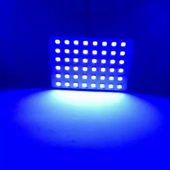 Автомобильная светодиодная лампа для чтения с светильник щением ing 2835 48SMD, Бортовая лампа T10, светодиодный ная лампа BA9S с двойным острым носком на крыше, лампы для чтения, белый свет