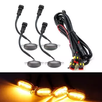 Автомобильная светодиодная Передняя решетка для внедорожника