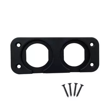 Автомобильная USB-панель для скрытого монтажа с 1/2/3/4 отверстиями, 12 В, морская мощность и вольтметр, розетки, базовый держатель