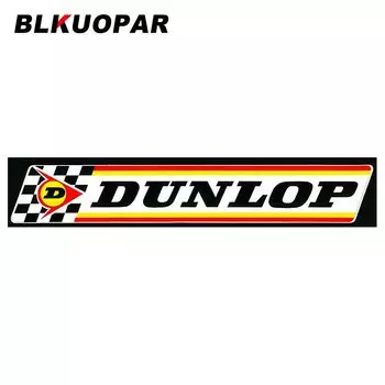 Автомобильная виниловая наклейка BLKUOPAR 13 см x 2,5 см для DUNLOP