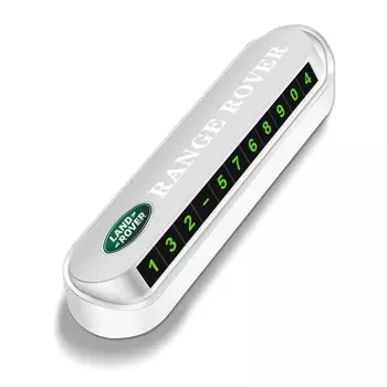 Автомобильная временная парковочная карта, номер телефона, автомобильные аксессуары для Land Rover Range Defender Discovery Freelander 3 4