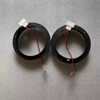 Автомобильная задняя дверь, бас, планшка для установки, адаптер, вилки, кольцо 6,5 дюйма, водонепроницаемый для vw tiguan touran