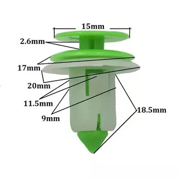 Автомобильная заклепка крепления для Chrysler 300C Grand Voyager, пластиковые зажимы, автомобильные зеркальные заклепки для Dodge