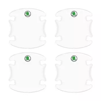 Автомобильная защитная пленка на дверную ручку, для skoda octavia a5 a4 mk1 fabia superb yeti, защита от царапин