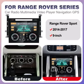 Автомобильная ЖК-панель управления климат-контролем, новое обновление для Range Rover Sport L494 2013 2017, сенсорный экран переменного тока, цифровой монитор кондиционера