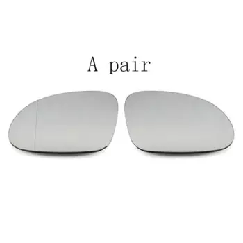 Автомобильное белое левое и правое зеркальное стекло с подогревом для VW Tiguan 2009-2016 Sharan Skoda Yeti 5N0857521 5N0857522, замена заднего вида