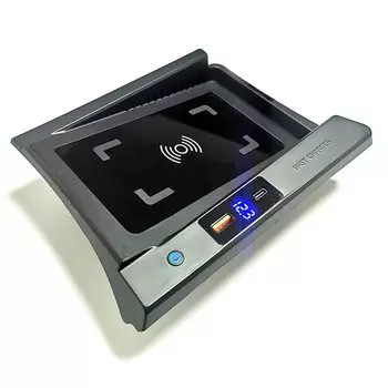 Автомобильное беспроводное зарядное устройство 15 Вт для Nissan X-Trail T32 Qashqai J11 J12 2014-2021